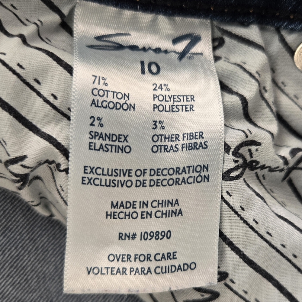 Womens Seven7 Bermuda Shorts Sz 10 10" Inseam 10" Rise Stretch - Picture 4 of 8